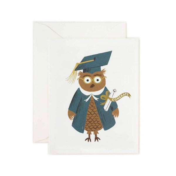 Rifle Paper Co. - Owl Congrats Card