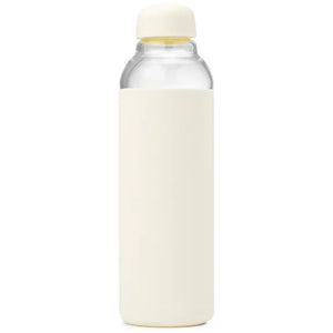W&P Cream Glass Water Bottle | Build A Custom Gift Box For Women
