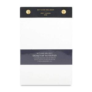 Wit & Delight Black Desktop Notepad - Luxe & Bloom