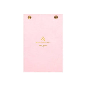 Wit & Delight Pink Desktop Notepad - Luxe & Bloom