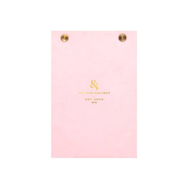 Wit & Delight Pink Desktop Notepad - Luxe & Bloom