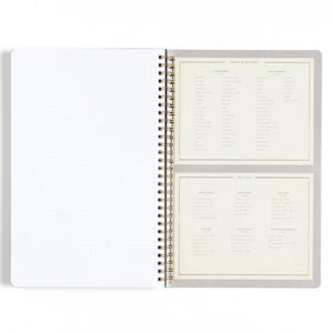 Open Church Notes Notebook with Books of the Bible and a list of verses for when you need comfort, feel afraid, feel lost, need joy, are anxious or need encouragement 