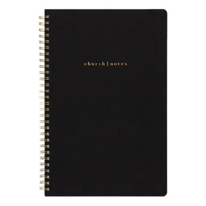 Black Church Notes Bible Reference Notebook with Maps on a white background
