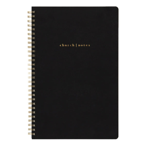 Black Church Notes Bible Reference Notebook with Maps on a white background