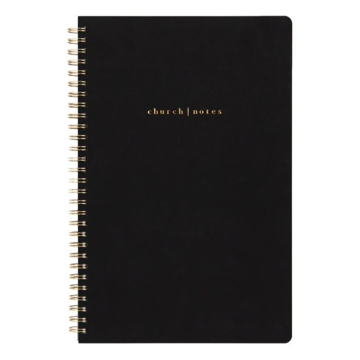 Black Church Notes Bible Reference Notebook with Maps on a white background