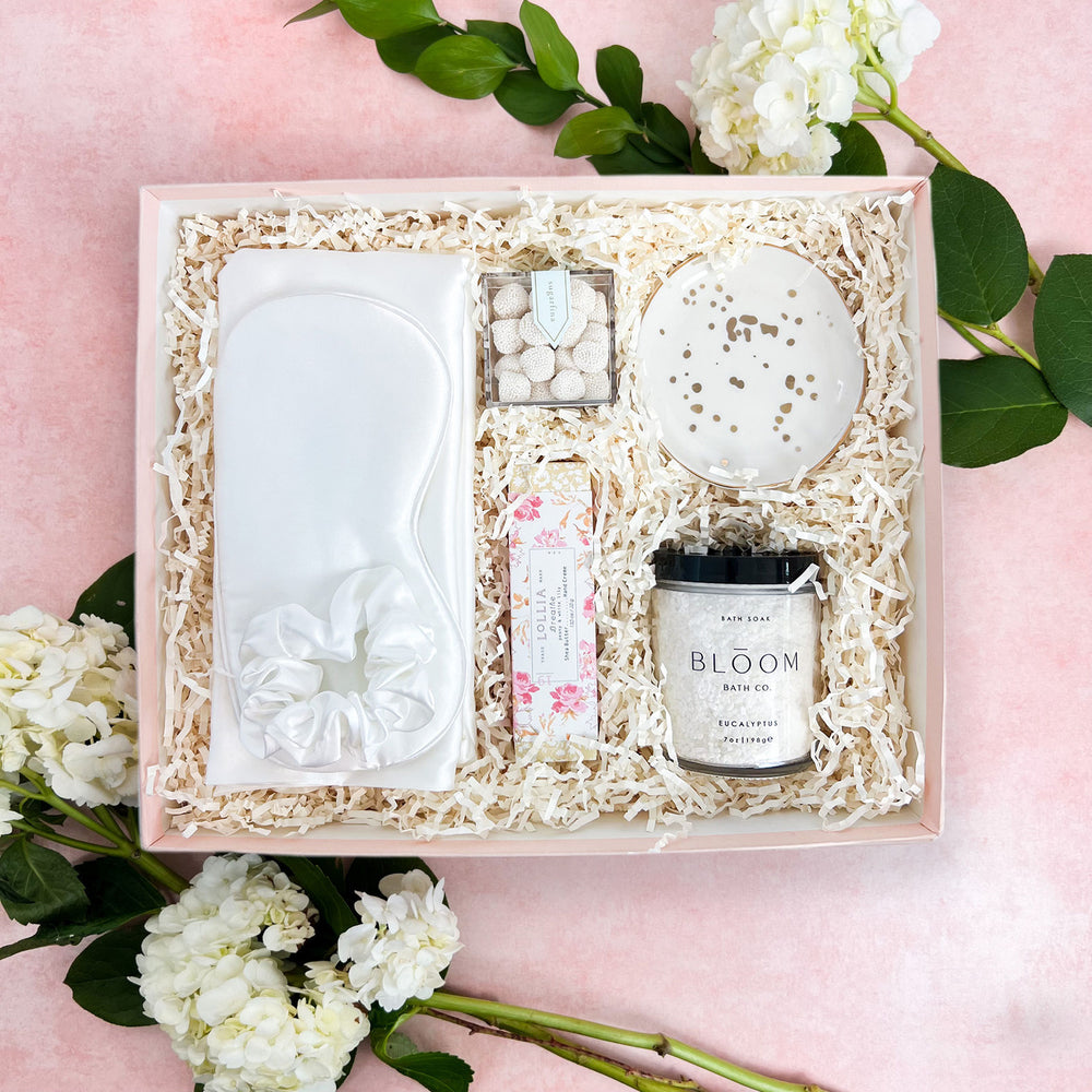 Blushing Bride Curated Gift Box | Luxe & Bloom Luxury Gift Boxes For Women