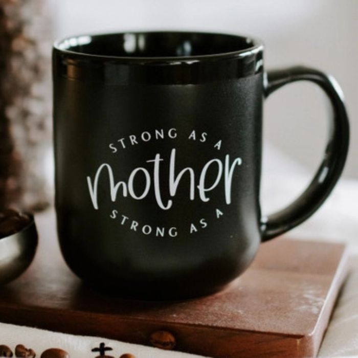 Chalkfuloflove Strong/Tired as a Mother Mug | Build A Luxury Custom Gift Box for Women with Luxe & Bloom