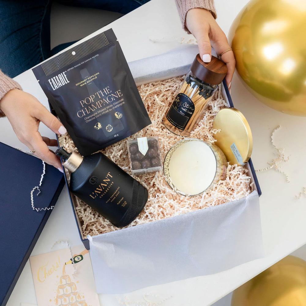Champagne Toast Luxury Curated Gift Box for Women from Luxe & Bloom