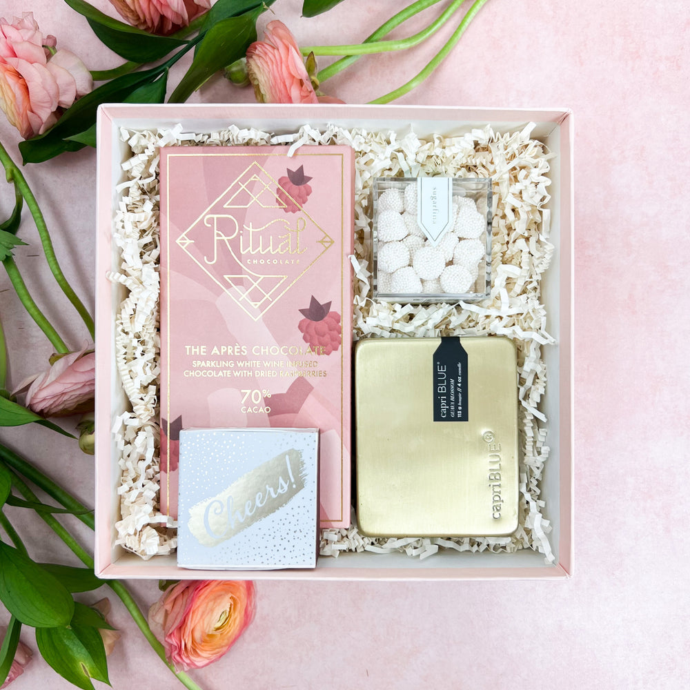 Cheers Curated Gift Box | Luxe & Bloom Luxury Gift Boxes For Women
