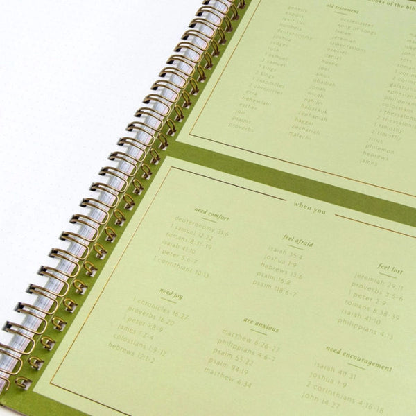 Church Notes notebook interior pages