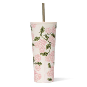 Corkcicle x Rifle Paper Co. Pink Hydrangea Cold Cup | Build A Luxury Custom Gift Box for Women with Luxe & Bloom