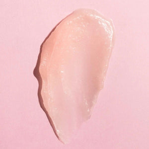 Close-up of Earth Harbor Sea Kiss Plumpy Lip Balm product swatch on pink background | Build A Luxury Custom Gift Box for Women with Luxe & Bloom