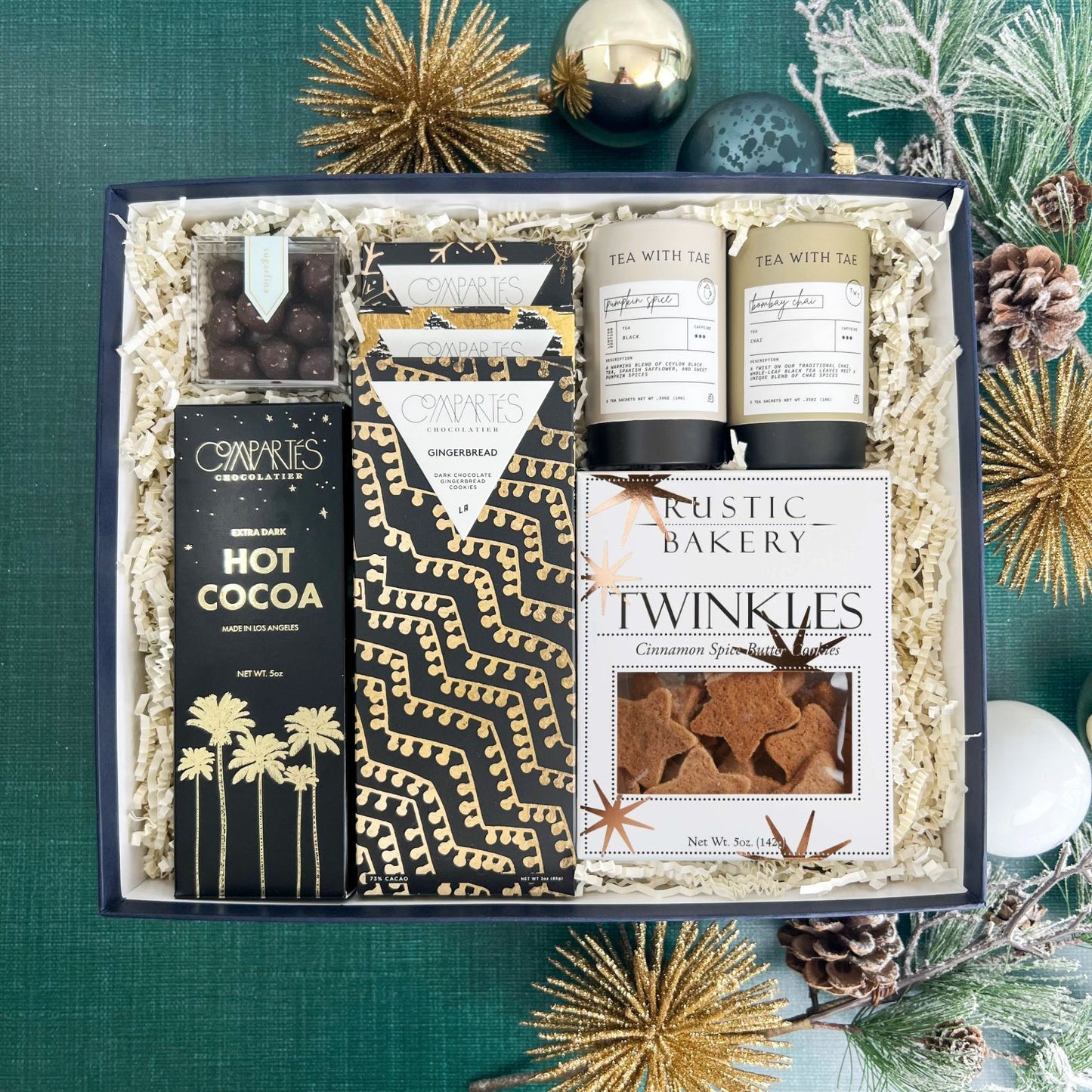 
                  
                    Eat Drink & Be Merry Luxury Christmas Gift Box from Luxe & Bloom | Client & Corporate Holiday Gift Boxes
                  
                