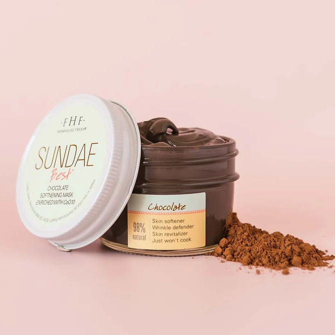 Farmhouse Fresh Sundae Best® Chocolate Softening Face Mask | Build A Luxury Custom Gift Box for Women with Luxe & Bloom