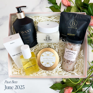 June Luxury Self Care Subscription Box for Women from Luxe & Bloom