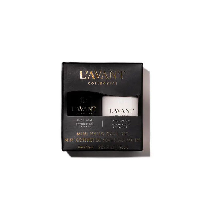 L'AVANT Collective Fresh Linen Mini Handcare Set | Build A Luxury Custom Gift Box for Women with Luxe & Bloom