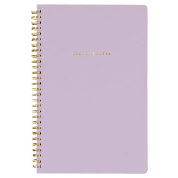 Lilac Church Notes Bible Reference Notebook with Maps on a white background | Build A Custom Christian Gift Box for Women with Luxe & Bloom