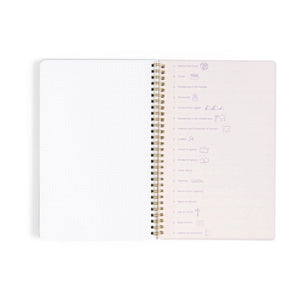 Lilac Church Notes Bible Reference Notebook interior pages | Build A Custom Christian Gift Box for Women with Luxe & Bloom