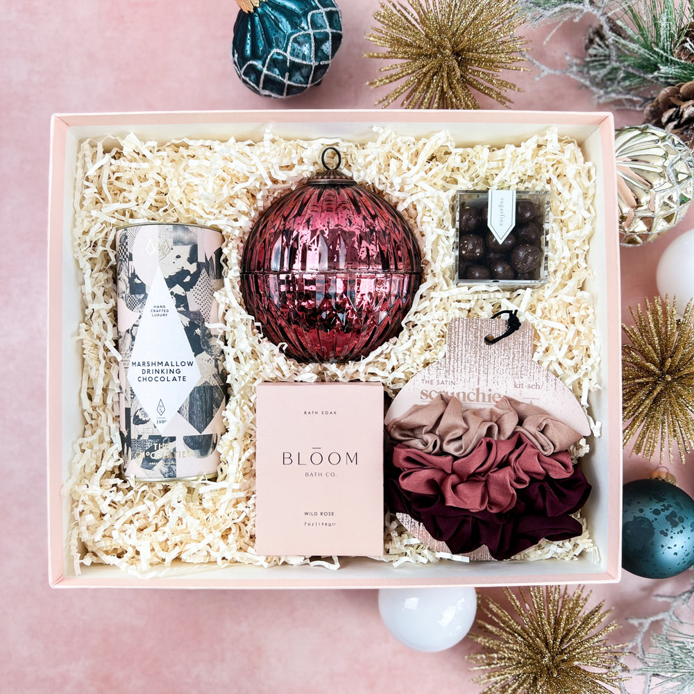 Making Spirits Bright Luxury Christmas Gift Box For Women from Luxe & Bloom
