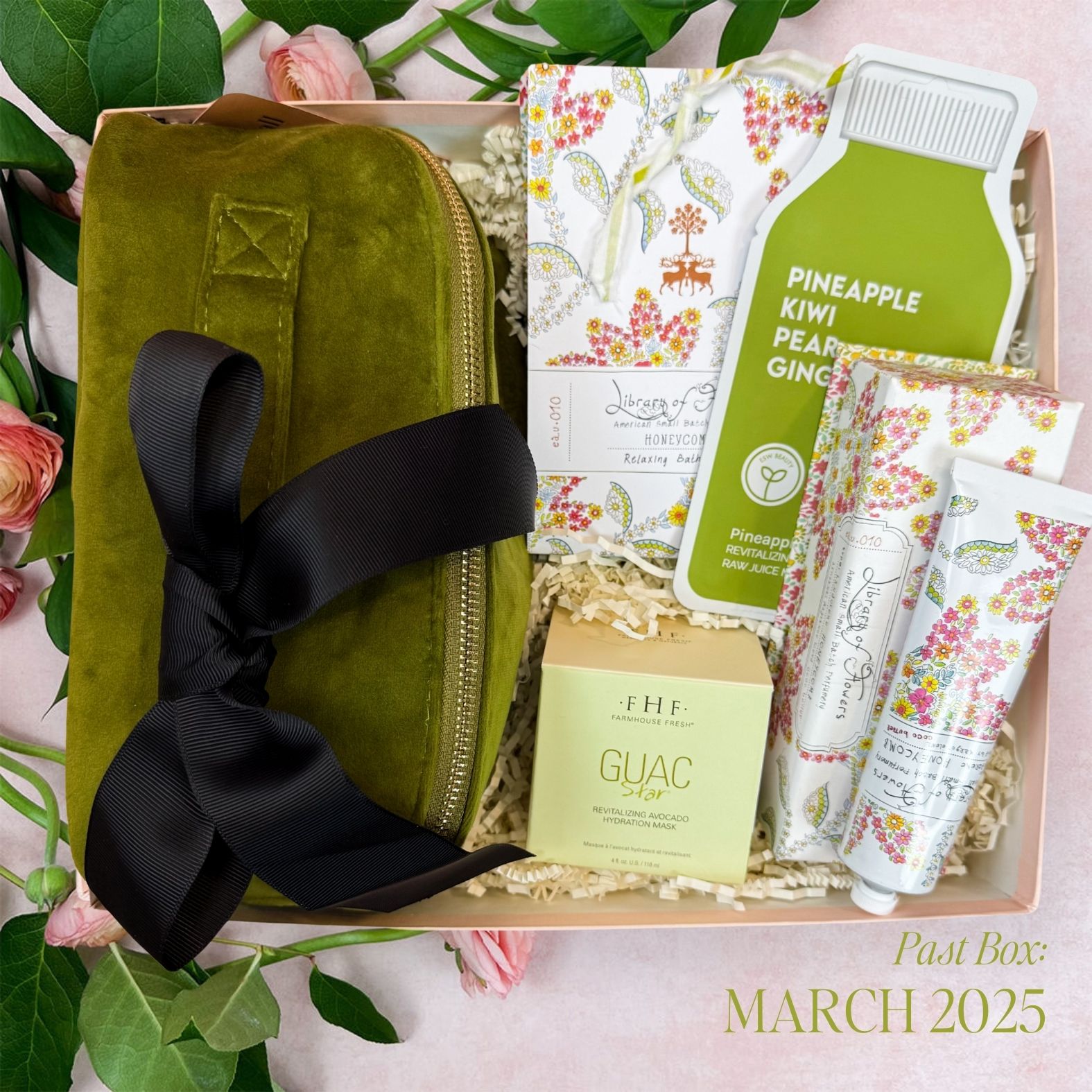 March 2025 Luxury Self Care Subscription Box for Women from Luxe & Bloom