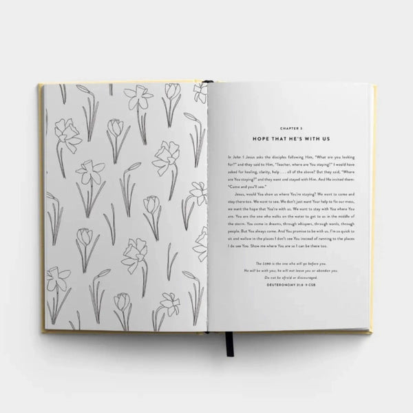 Margot + Co. The Wordsearch Book: Hope open on a white background | Build A Luxury Custom Gift Box for Women with Luxe & Bloom