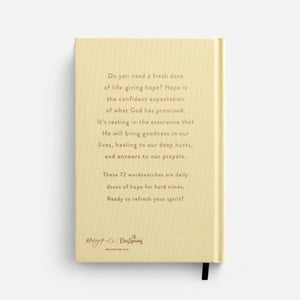 Margot + Co. The Wordsearch Book: Hope back cover on a white background | Build A Luxury Custom Gift Box for Women with Luxe & Bloom