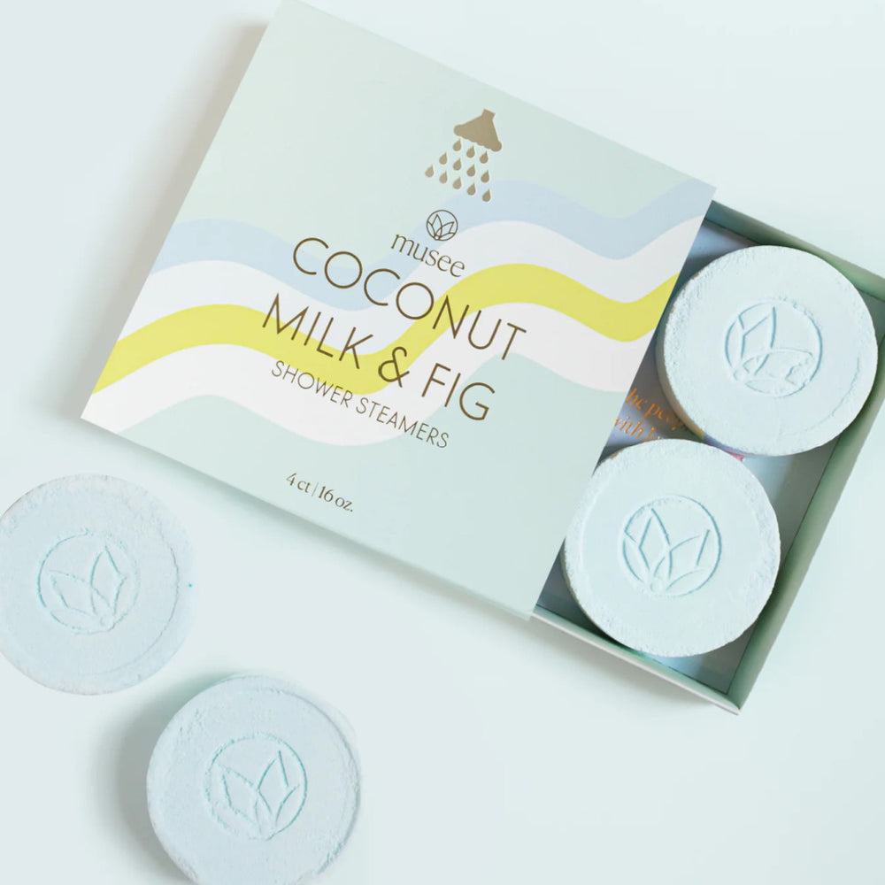 Musee Coconut Milk & Fig Shower Steamer | Luxe & Bloom Custom Gift Boxes For Women
