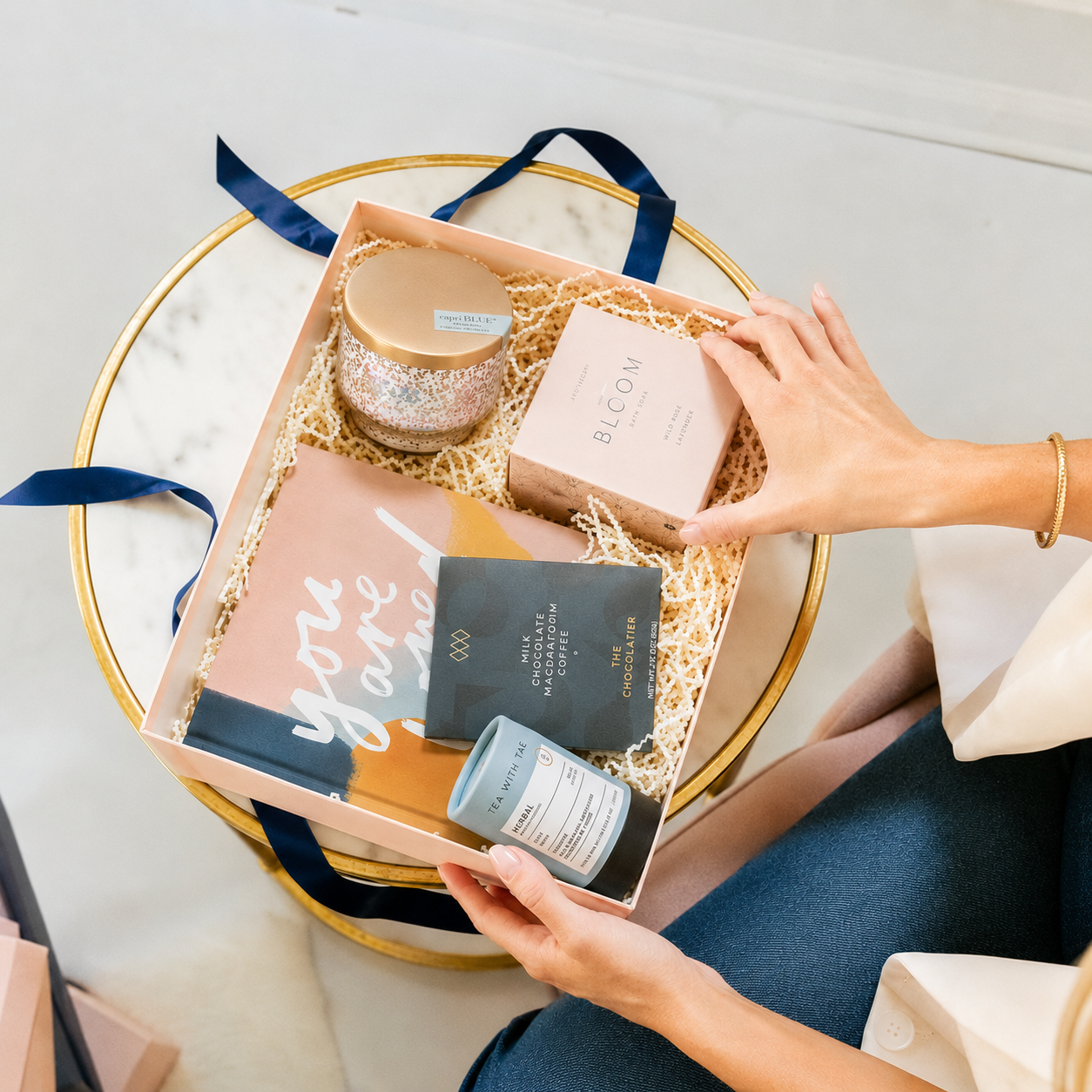You Are Loved Curated Gift Box - Luxe & Bloom Luxury Christian Gift Boxes For Women