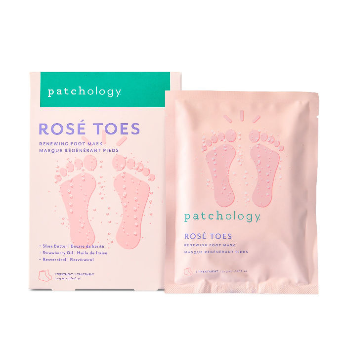 Patchology Serve Chilled Rosé Foot Mask | Build A Luxury Custom Gift Box for Women with Luxe & Bloom