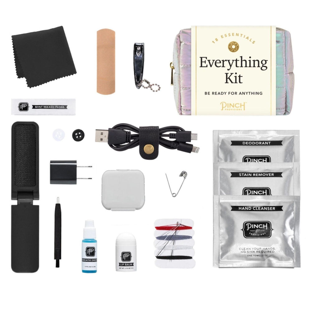 Pinch Provisions Puffer Everything Kit in the color Aura on a white background | Build A Luxury Custom Gift Box for Women from Luxe & Bloom