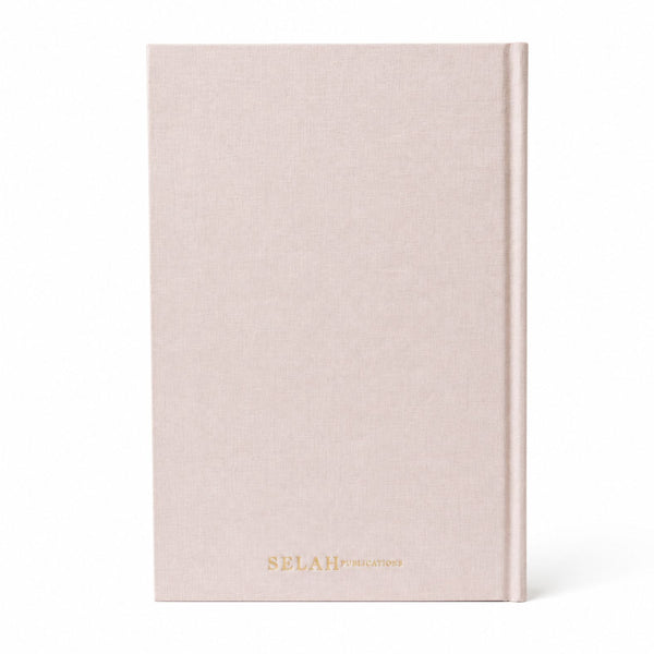 Selah Publications The Lainey Notebook with a linen colored back cover on a white background | Build A Custom Christian Gift Box for Women with Luxe & Bloom