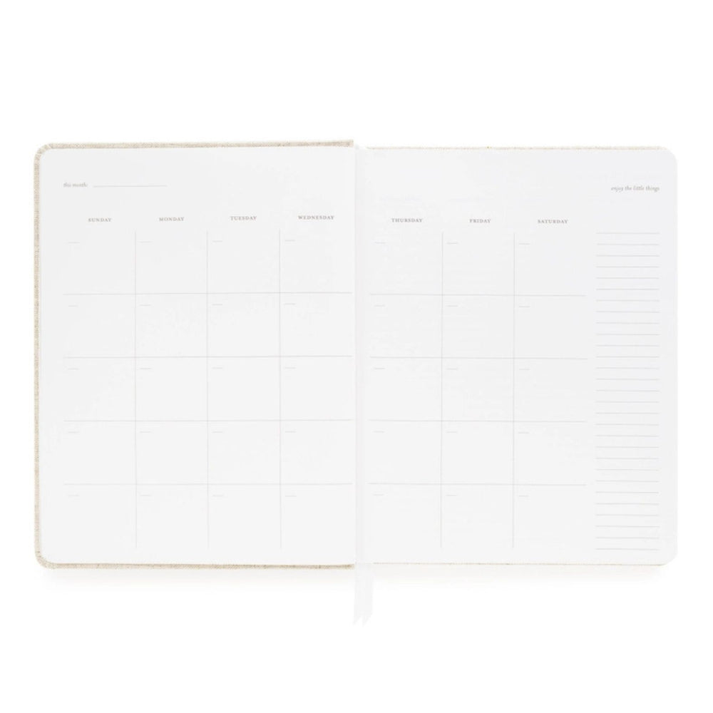 Sugar Paper Pale Pink Undated Weekly Planner | Build A Luxury Custom Gift Box for Women with Luxe & Bloom
