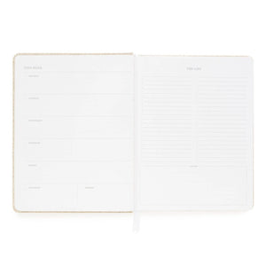 Sugar Paper Undated Weekly Planner Interior on a White Background | Build A Luxury Custom Gift Box for Women with Luxe & Bloom 