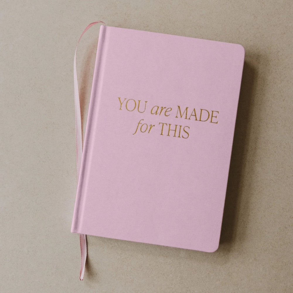 Woman holding the Sweet Water Decor You Are Made For This Journal | Build A Luxury Custom Gift Box for Women with Luxe & Bloom