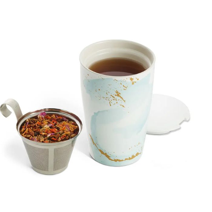 Tea Forte Wellbeing Steeping Cup Infuser Mug | Build A Luxury Custom Gift Box for Women with Luxe & Bloom