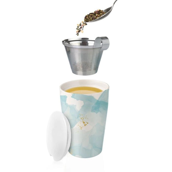 Tea Forte Wellbeing Steeping Cup Infuser Mug | Build A Luxury Custom Gift Box for Women with Luxe & Bloom