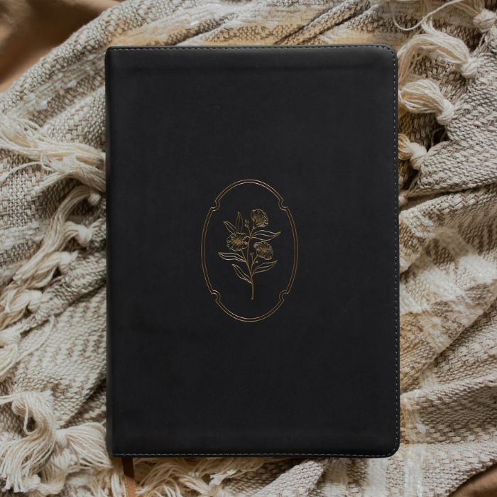 The Daily Grace Co. Morning Glory ESV Wide Margin Reference Bible | Build A Christian Custom Gift Box for Women with Luxe & Bloom