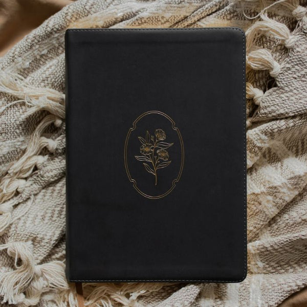 The Daily Grace Co. Morning Glory ESV Wide Margin Reference Bible | Build A Christian Custom Gift Box for Women with Luxe & Bloom