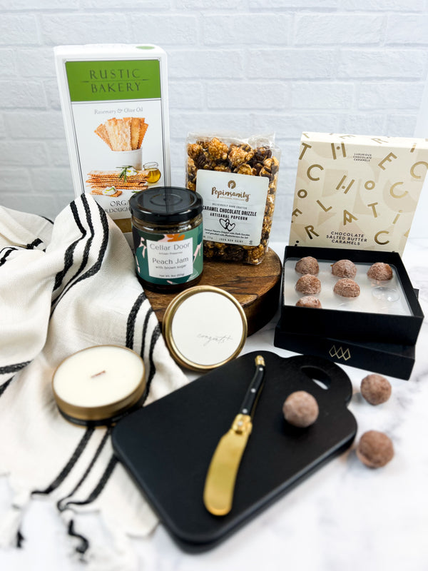 Welcome Home Luxury Curated Gift Box Contents | Realtor Gift | Housewarming Gift