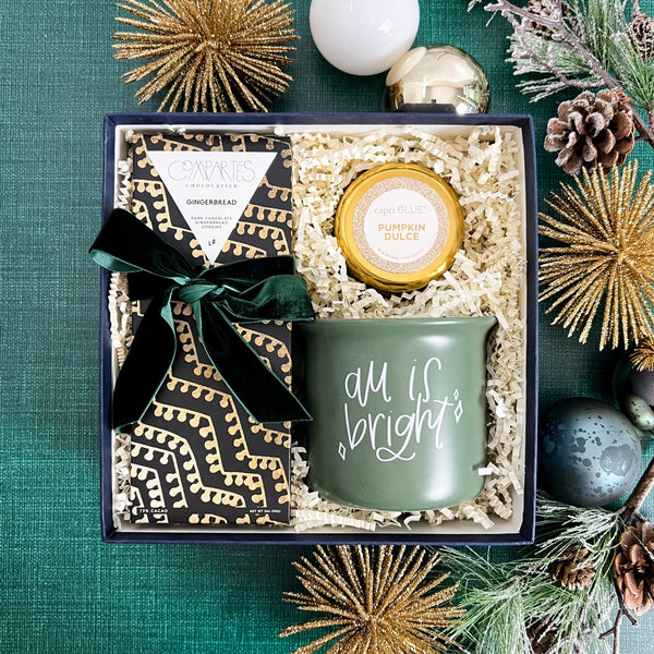 All Is Calm Luxury Curated Christmas Gift Box - Client Gift Boxes from Luxe & Bloom