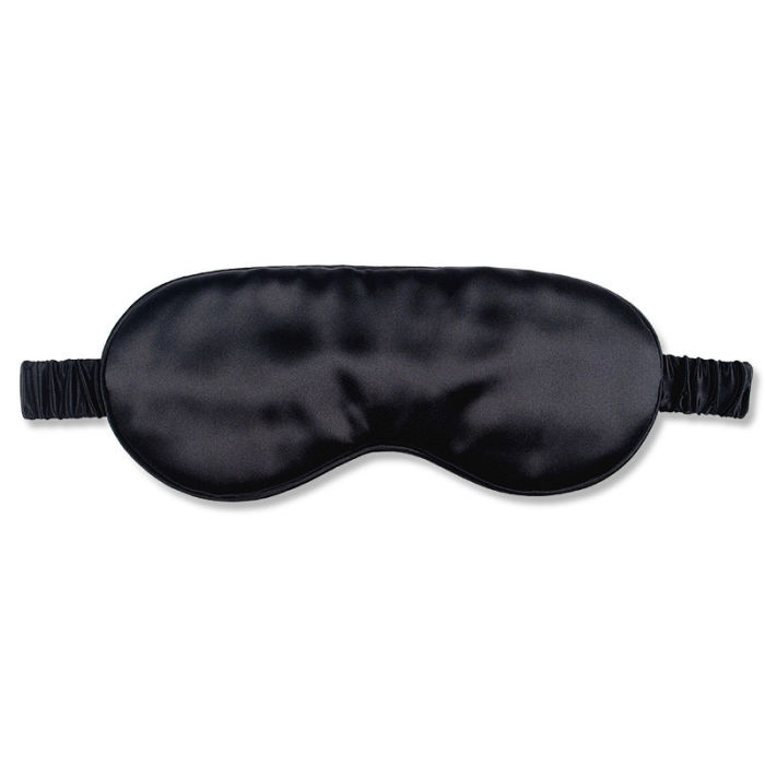 Black 100% Mulberry Silk Sleep Mask | Build A Luxury Custom Gift Box for Women with Luxe & Bloom