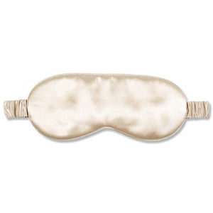 Champagne 100% Mulberry Silk Sleep Mask | Build A Luxury Custom Gift Box for Women with Luxe & Bloom