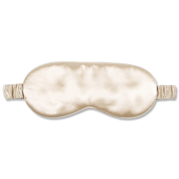 Champagne 100% Mulberry Silk Sleep Mask | Build A Luxury Custom Gift Box for Women with Luxe & Bloom