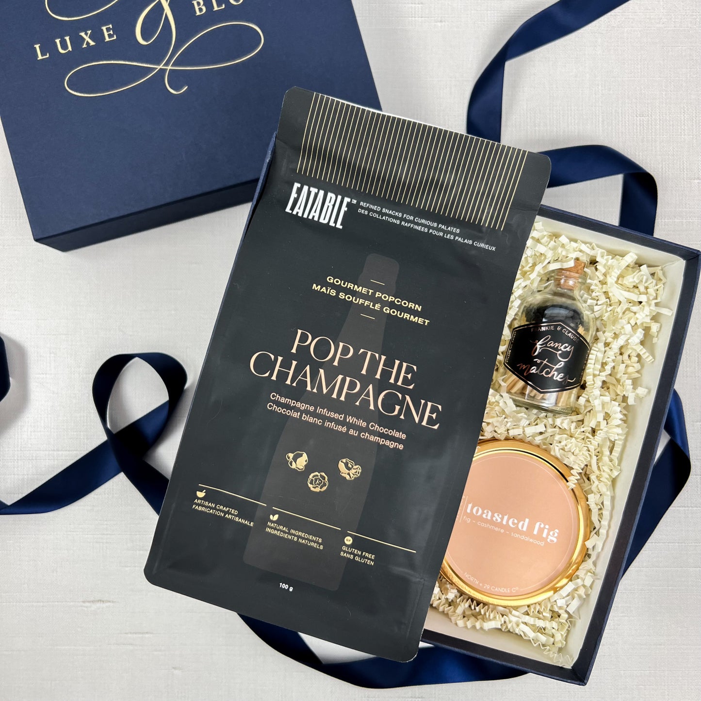 Champagne Toast Luxury Curated Gift Box | Client Gifts – Luxe & Bloom
