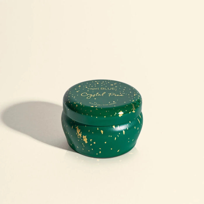 Capri Blue Crystal Pine Tin Candle with Lid Off| Build A Luxury Custom Gift Box for Women with Luxe & Bloom