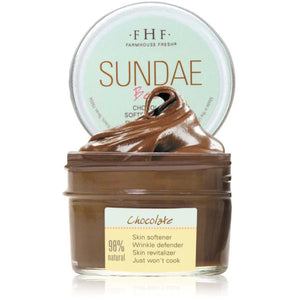 Jar of Farmhouse Fresh Sundae Best® Chocolate Softening Face Mask | Build A Luxury Custom Gift Box for Women with Luxe & Bloom