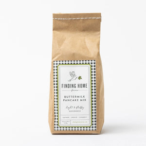 Bag of Finding Home Farms Buttermilk Pancake Mix on a white background | Build A Luxury Christmas Custom Gift Box with Luxe & Bloom