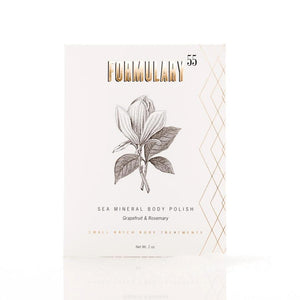 Formulary 55 Grapefruit & Rosemary Sea Mineral Body Polish Scrub | Build A Luxury Custom Gift Box for Women with Luxe & Bloom