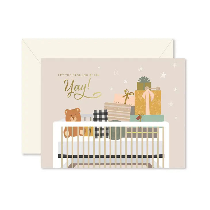 
                  
                    Ginger P. Designs Spoil Baby Card - Luxe & Bloom Luxury Curated Gift Boxes For Women
                  
                