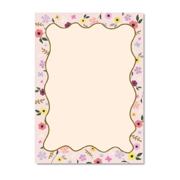 Ginger P. Designs Floral Frame Notepad | Luxe & Bloom Luxury Gift Boxes